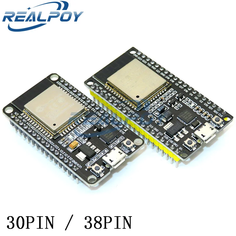 ESP-32S ESP-WROOM-32 ESP32 Development Board 30P/38P Bluetooth and WIFI Dual Core CPU with Low Power Consumption MCU ESP-32