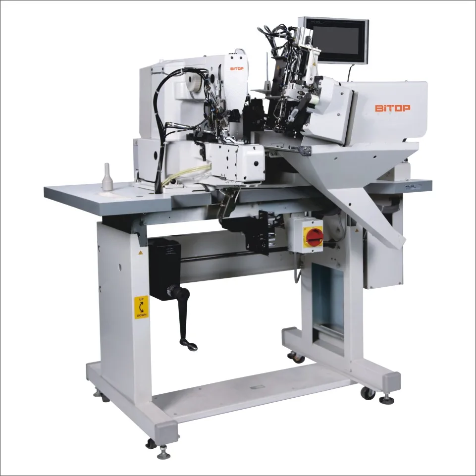 Bitop BT-254 Automatic Double Needle Belt Looper Attaching Machine jeans sewing machine