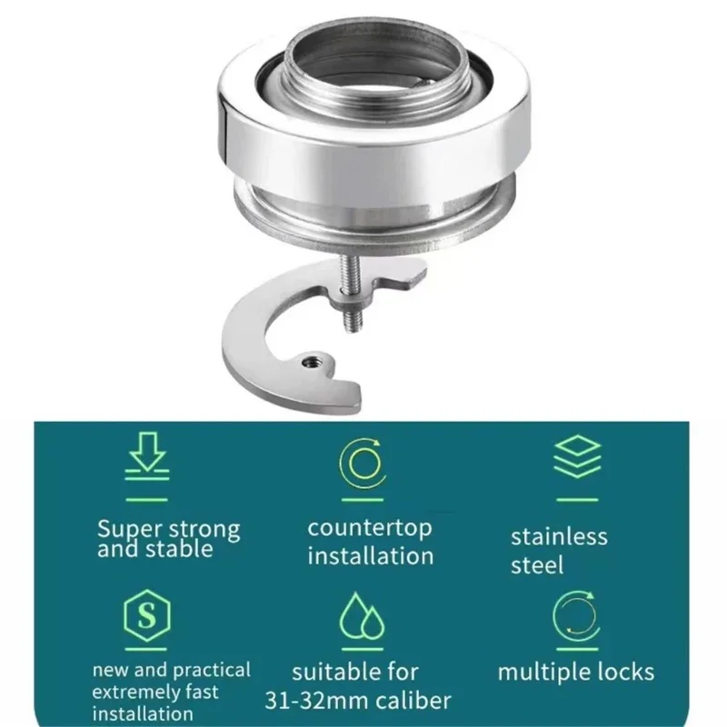 Base robinet d'initiation robinet en acier inoxydable, sans tracas, avec conceptions réglage, Base