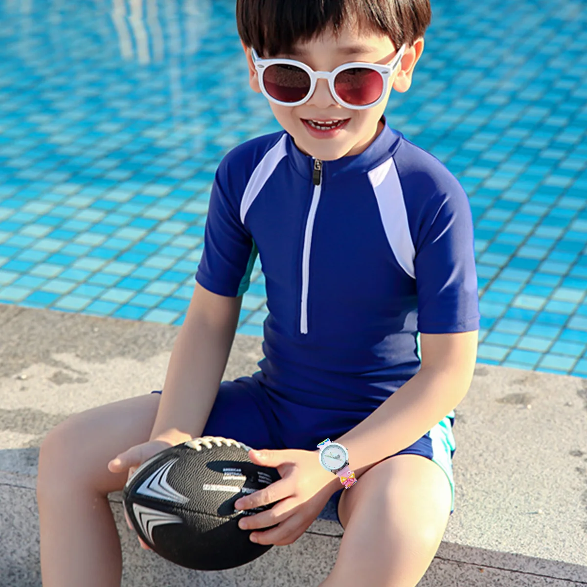 Butterfly Pink Diamond Watch 1Pcs Silicone Watch Creative Fashion Decorative Number Smooth Easy to Wear Quartz Movement