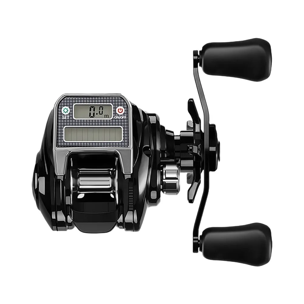 S200 Digital Baitcasting Reel Delivers Accurate Line Tracking Solar + USB Power Supply 10-Step Magnetic Braking - view 4
