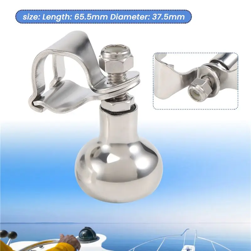 YSS-Universal Stainless Steel Steering Wheel Spinner Heavy Duty Car Truck Marine Boat Handle Suicide Power Knob