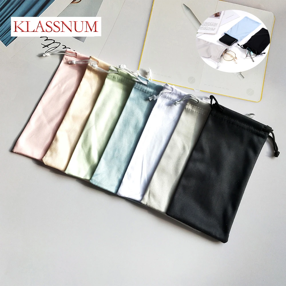 1PC Soft Cloth Waterproof Sunglasses Bag Microfiber Dust Storage Pouch Glasses Carry Bag Portable Eyewear Case Container