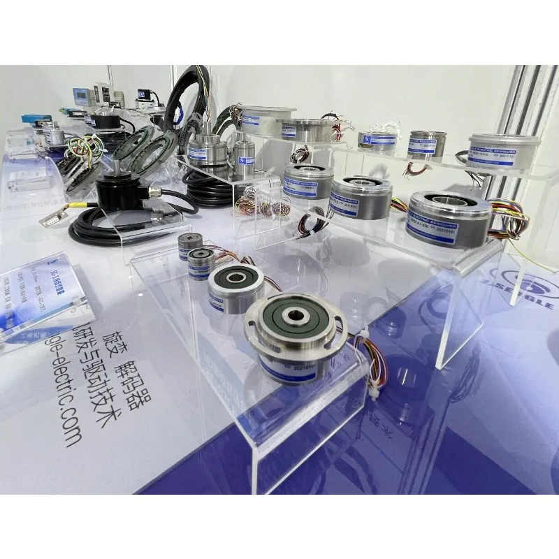 Thin Absolute Magnetic Encoder ᴗ D49 High Precision Multi-turn Hollow, Replacing RLS