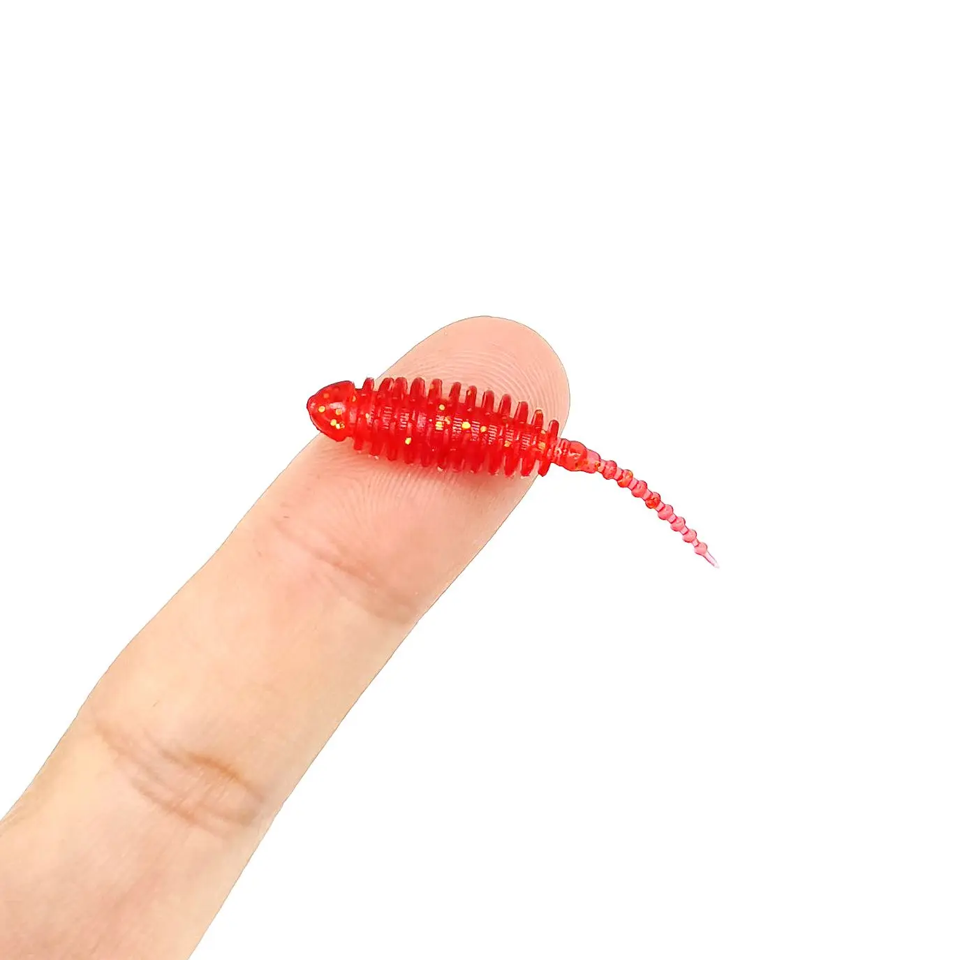 DUODUOYU 10 Stück Wobbler Mini Ocean Rock Angelköder 3,5 cm 0,2 g Gummi Soft Baits Soft Worm Künstliche Köder Bass Silikon Fisch
