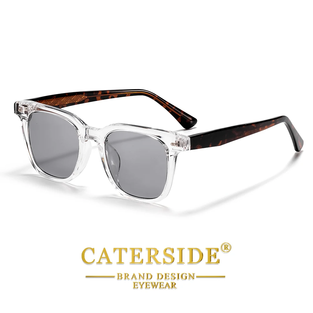 CATERSIDE Mode Herren Quadratische Sonnenbrille Damen Outdoor Reise Sonnenbrille Hochwertige Tr-90 Rahmen Tempelspitzen Brillen Uv400 – Detail 13