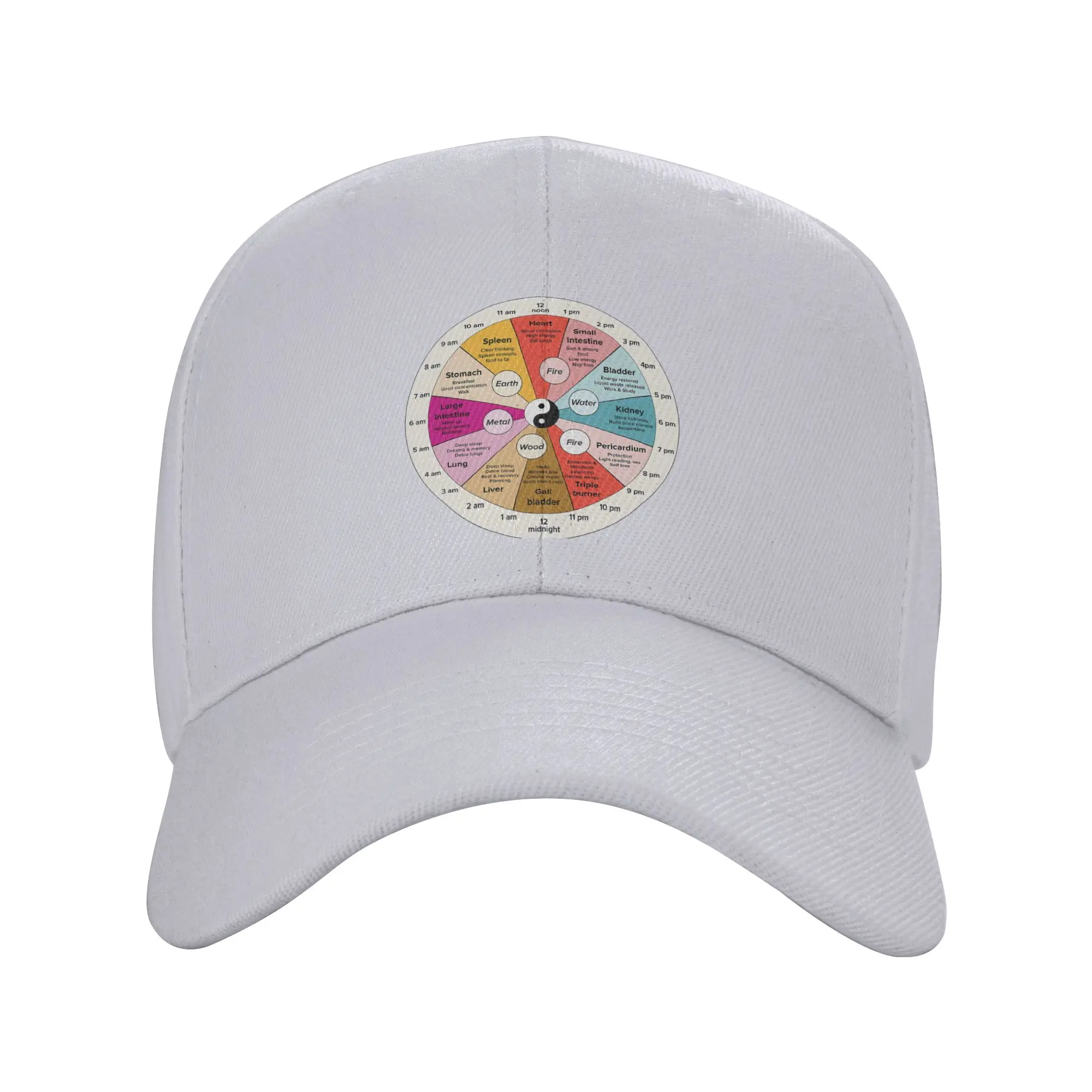 Chinese 24 hour organ Trendy Baseball Cap Family Gathering Cotton Casual Hat