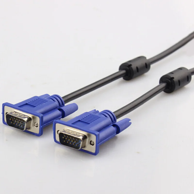 VGA cable 3+5,1.5M-10M computer monitor TV projector HD video connection cable