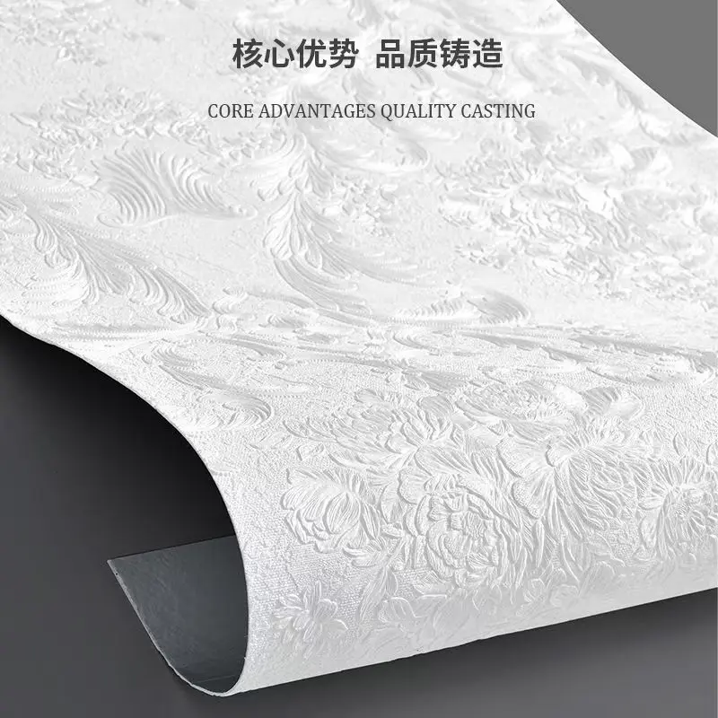 

70 см ширина 3D резные наклейки на стену в европейском стиле самоклеящиеся пенопластовые водонепроницаемые обои для украшения дома