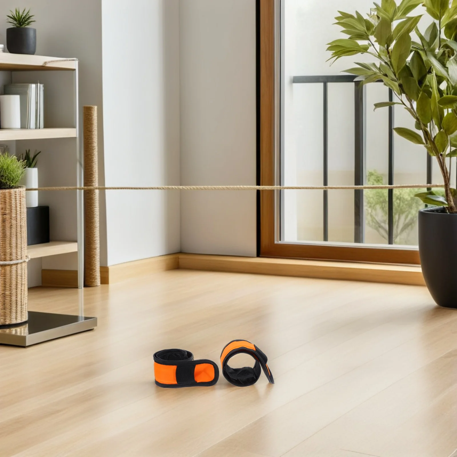 4 قطعة Led الحصان الكاحل يلتف توهج الخيول الساق العصابات ليلة ركوب السلامة تنفس نسيج مقاوم للماء إغلاق سريع #1