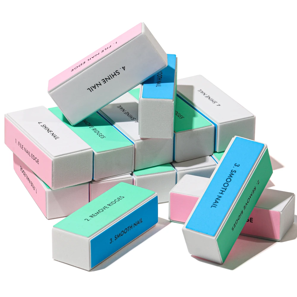 LINMANDA Professional 4 Ways Nail Buffing Block Manicure Pedicure Tool Emery Board Nail Art Care Buffing Buffer Sanding Files