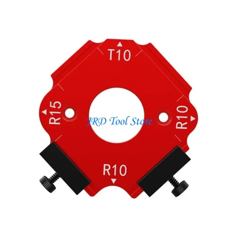 

A2UD Woodworking Round Corner Radius Templates Cutting Templates Tool Routers Corner
