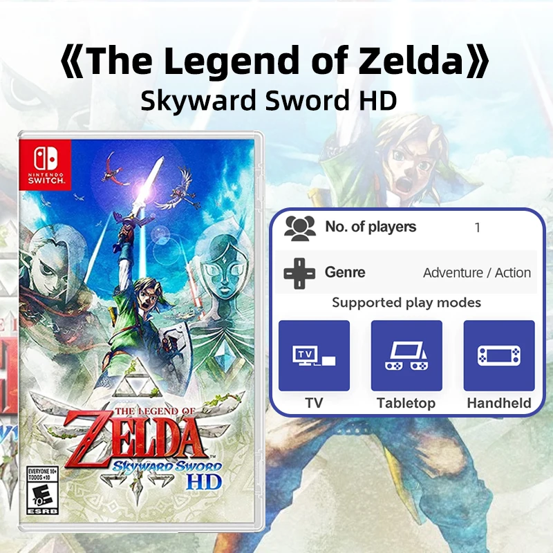 Nintendo Árammegszakító Csonka -zelda skyward Kard Merevlemez Patron Fizikai rty Eredeti márka Új multi-language számára Árammegszakító OLED lite