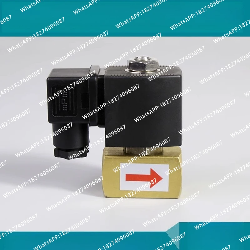 High pressure solenoid valve water valve 220v 24v copper coil, direct-acting normally closed, one-way water stop switch