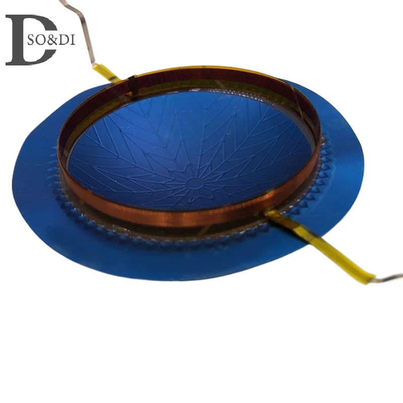 Voice Coil 44.4mm Blue Titanium Diaphragm Repair Kit Dome Tweeters 8 Ohm Horn DIY Accessories image 3