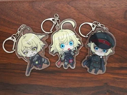 ISEKAI Acrylic Keychain Saga of Tanya the Evil Anime Youjo Senki Degurechaff Tanya Acrylic Keychain