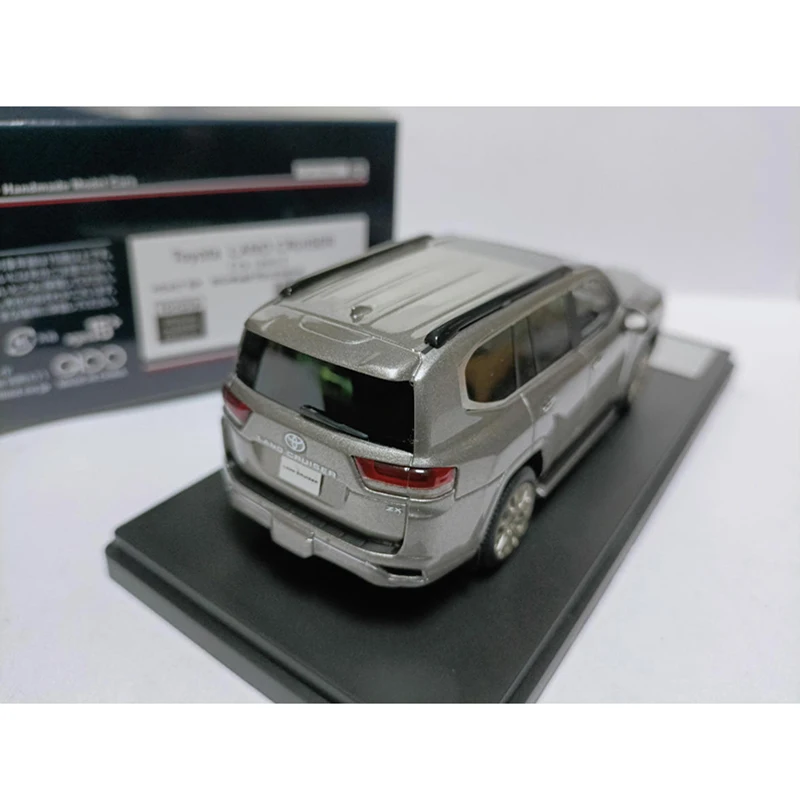 Hallo verhaal 1/43 Schaal Land Cruiser ZX 2021 Sliver Hars Auto Model Klassiekers Volwassen Souvenir Gift Statische Display