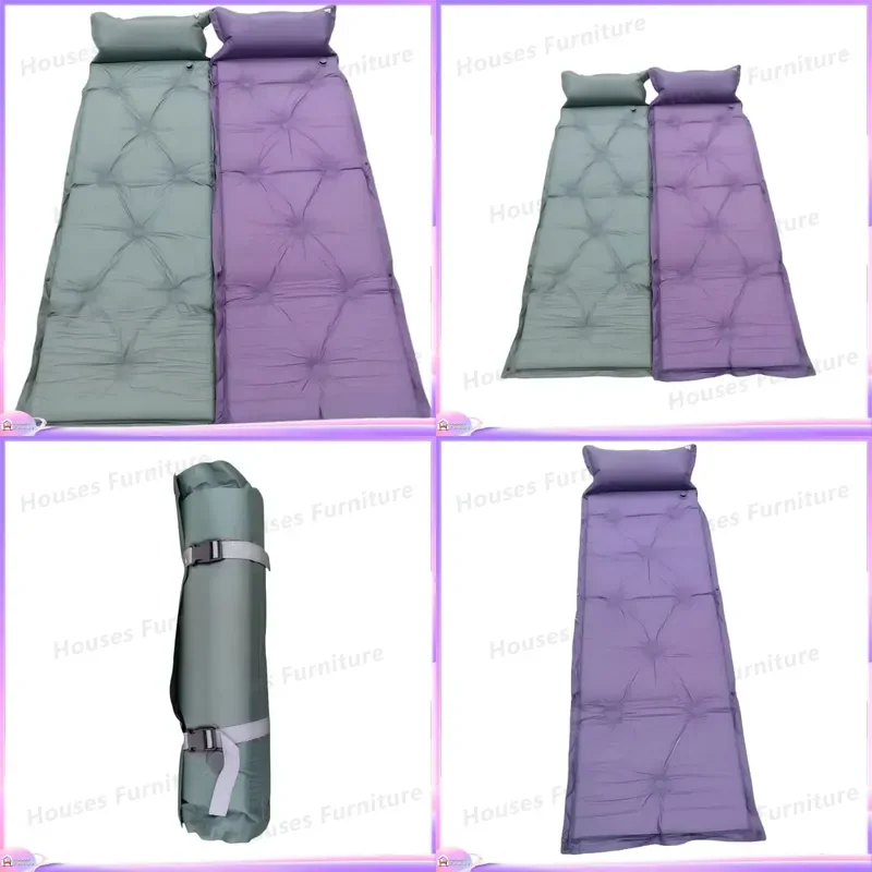 Automatic Folding Foam Air Cushion Sleeping Pad Thickened Moisture Proof Outdoor Camping Mat Ergonomic Lightweight Portable