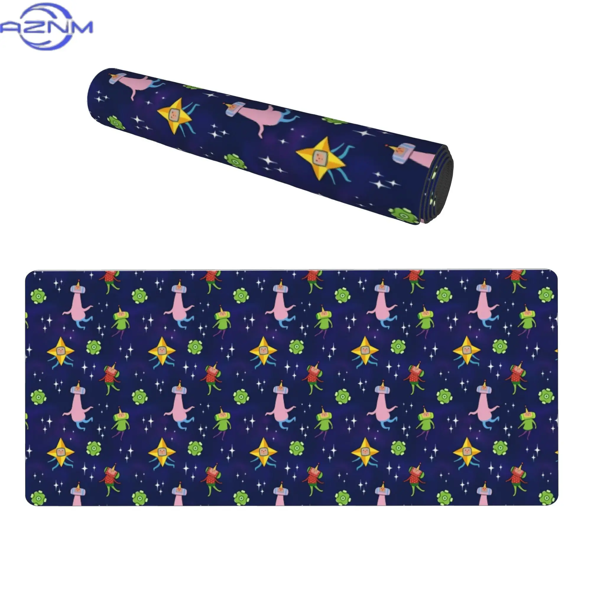 Katamari Space Pattern Large Desk Mat for Gaming and Streaming Stations Adds a Bold Statement to Your Setup