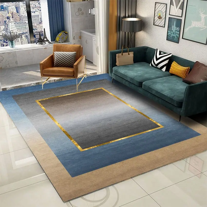 Carpet living room minimalist sofa table carpet family bedroom bed front blanket Nordic light luxury mats resistant to dirty