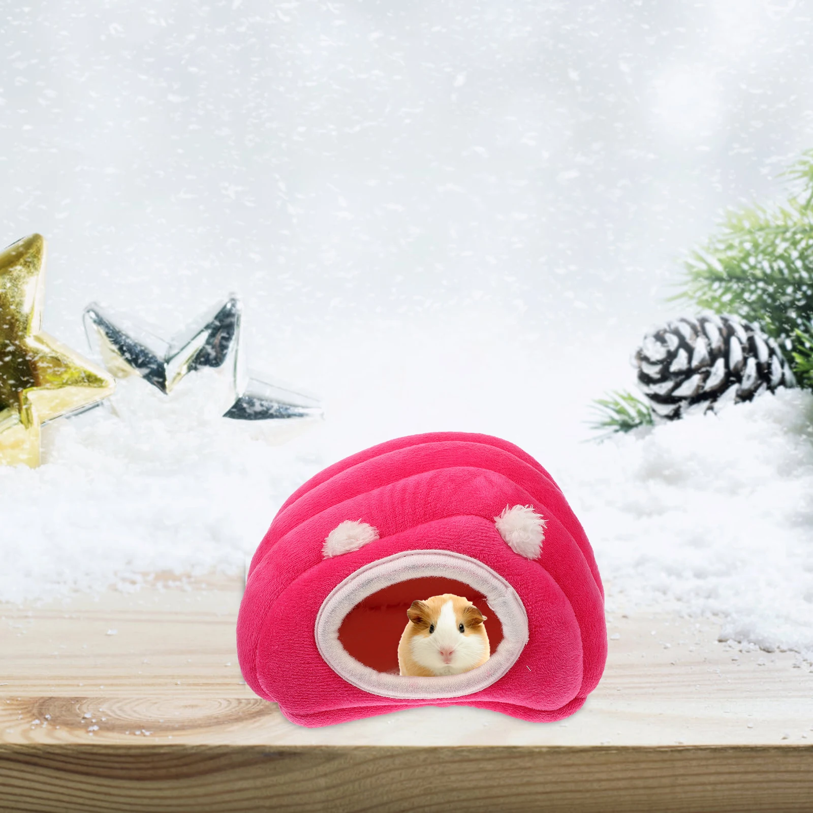 

Pet Cotton Nest For Small Animals Soft Hamster House Breathable Hideout Sturdy Chinchilla Hut Household Pet Bed Supple