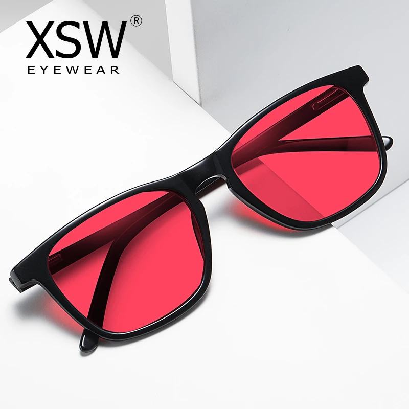 XSW 남녀공용 보이지 않는 색맹 안경, 레드 그린 컬러 블라인드 안경, 운전 면허증 테스트, 컬러 블라인드 테스트 보증