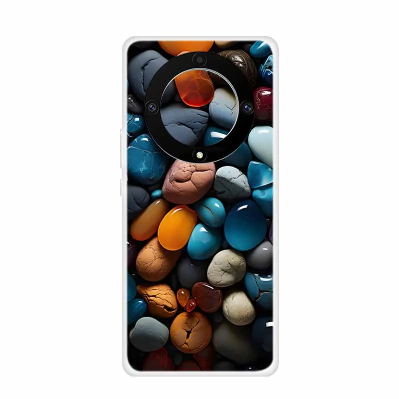 غطاء هاتف لهاتف Honor Magic5 Lite 5G حافظة عصرية من السيليكون الناعم من مادة البولي يوريثان الحراري الرائعة لهاتف Huawei Honor Magic 5 Lite 2023 Cat