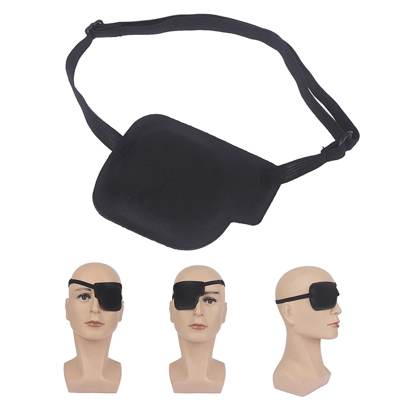 

Eye Patch Unisex Black Single Eyepatch Washable Adjustable Blindfold