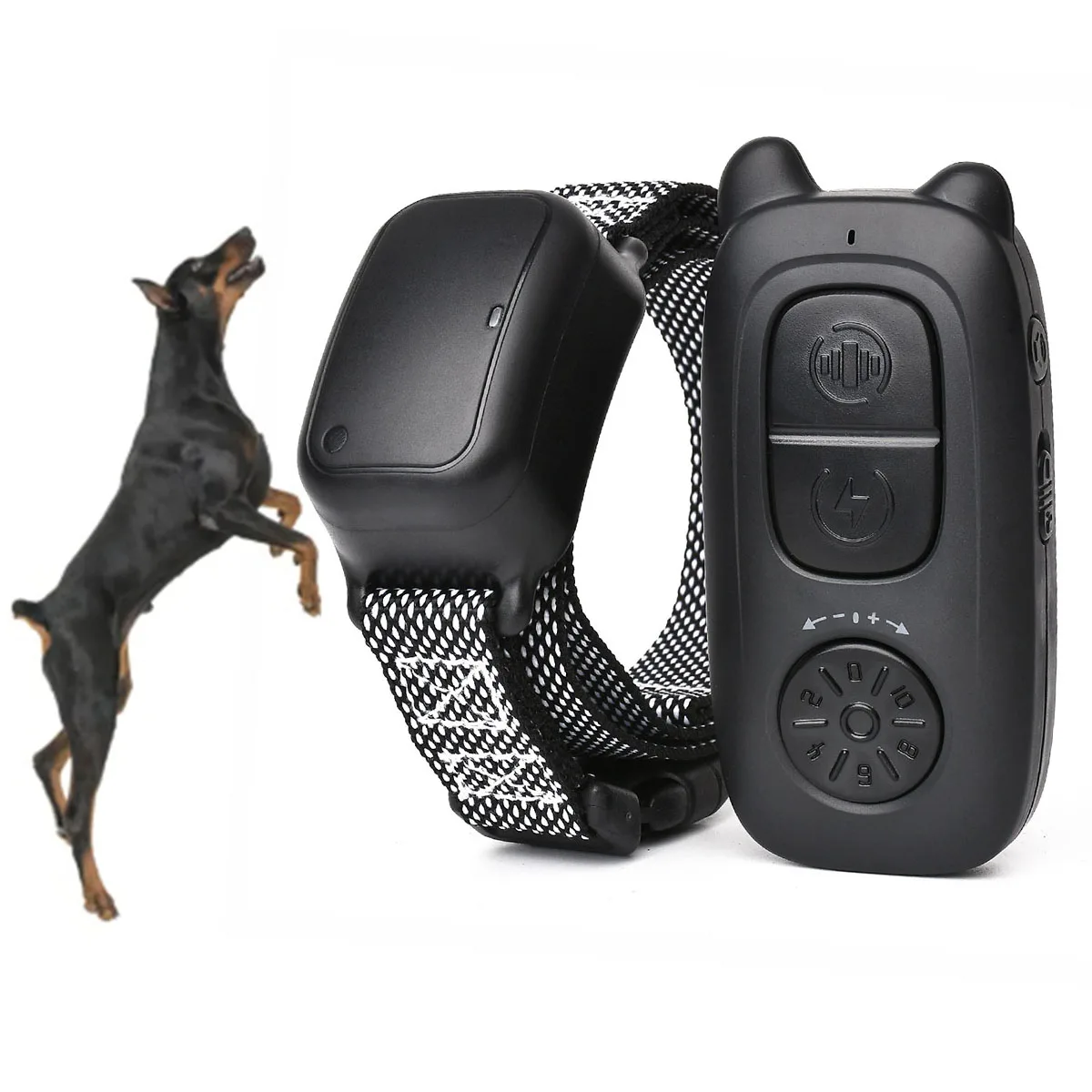 

Dog Training Collar with Remote, Dog Electric-Shock Collar for All Dogs with 1300ft Remote, Rechargeable E Collar for Dogs