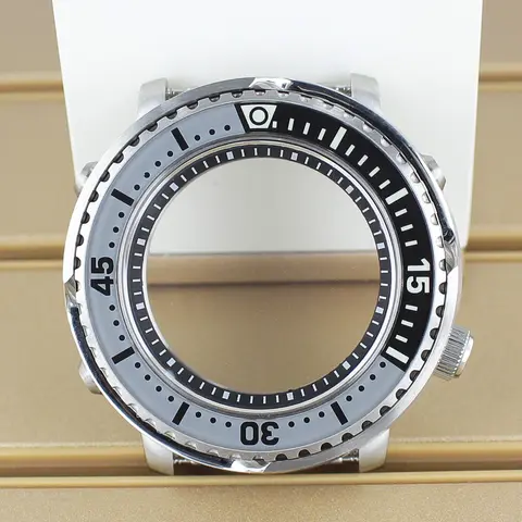 NH35 43mm dykarmekanisk klockboetter i 316L stål, safirglas för Mod Tuna Seiko NH35 NH36 NH34 NH38 urverk 10 best sales Seiko Tuna klockboett - №3