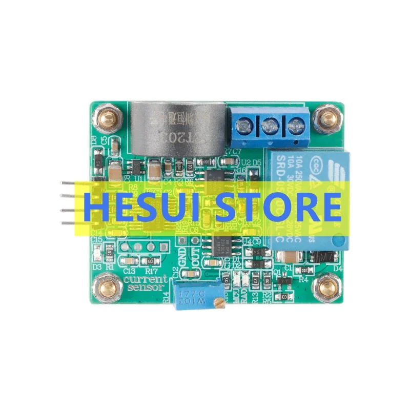 Módulo sensor de detección de corriente CA, transformador 10A/20A, relé de control de protección de corriente