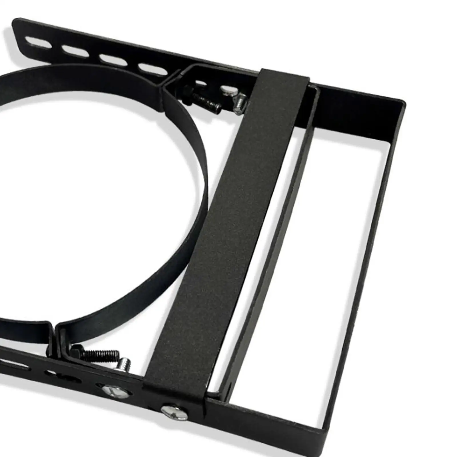 

Chimney Pipe Bracket Adjustable Holder Carbon Steel Wall Support Clamp Flue Liner Hanger for Home Heating Stove Pipes