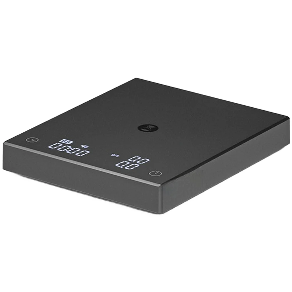 Coffee Scale with 0.1g Accuracy Timer That Starts Automatically on Load Detection and Real Time Flow Rate Monitoring