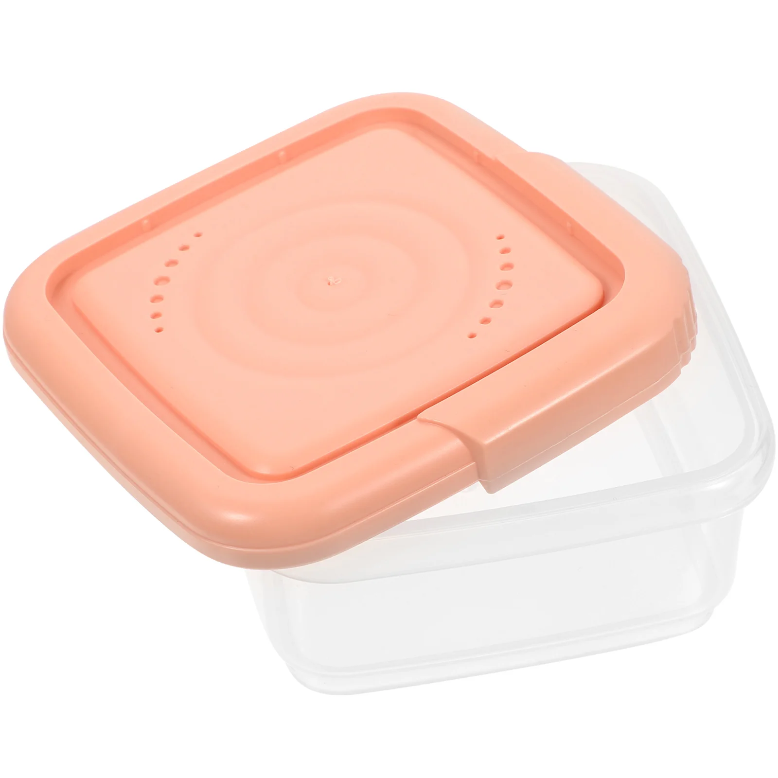 

Cheese Slice Organizer Container Covered Kitchen Fruits Fresh Keeping Cheese Storage Box Multifunction Food Holder