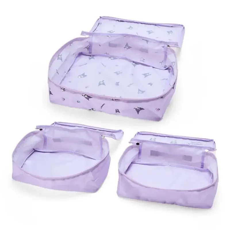 

Hello Kittys Travel Bag My Melody Kuromi Splashing Water Cartoon Packing Storage Bag Large Capacity Light Storage Bag