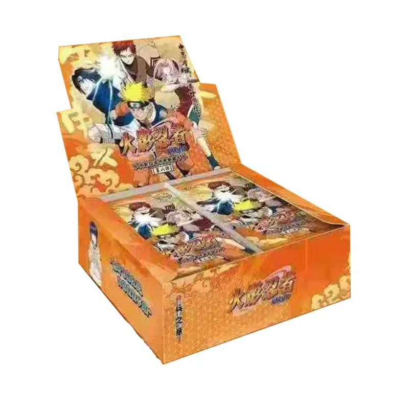 

Naruto Set Booster Box Cards Case Tier 2 Wave 8 Official Anime Limited Edition Playing Cards Games Toys Child Gifts