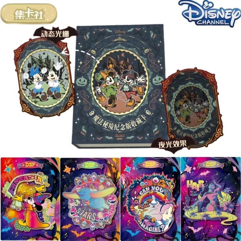 Card.Fun Authentic Disney Magic Wonderland Collection Card Kawaii Mickey Mouse Card Anime Peripheral Flash Card Gift