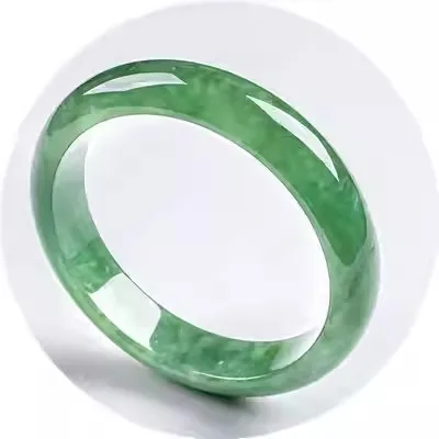 

Natural Myanmar Jade 54mm-62mm bracelet exquisite princess bracelet to send girlfriend to send mother Hetian jade