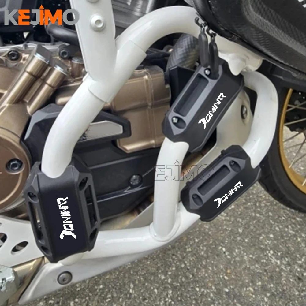 

FOR Bajaj Dominar 400 250 Pulsar Dominar400 2017- 2025 Motorcycle 25mm Engine Crash bar Protection Bumper Decorative Guard Block