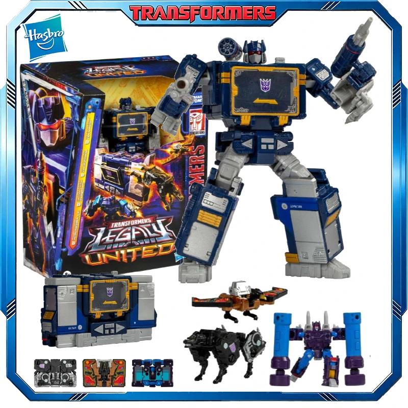 In Stock Hasbro Classic Transformers Toys Legacy United Leader Class Soundwave Action Figures Robot Toys Collectibles Hobbies