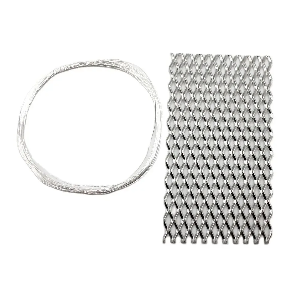 Geplatineerde Titanium Mesh Sheet Conduit Kathode Draad voor Sieraden Plating Goud Galvaniseren Machine Accessoires Sieraden Gereedschap