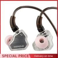 7HZ ZERO II Actualizado 10 mm Controlador dinámico IEM Auriculares con cable Auriculares con cable OFC para músico 7 Hz Crinacle Zero:2