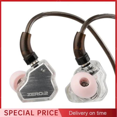 7HZ ZERO II Actualizado 10 mm Controlador dinámico IEM Auriculares con cable Auriculares con cable OFC para músico 7 Hz Crinacle Zero:2