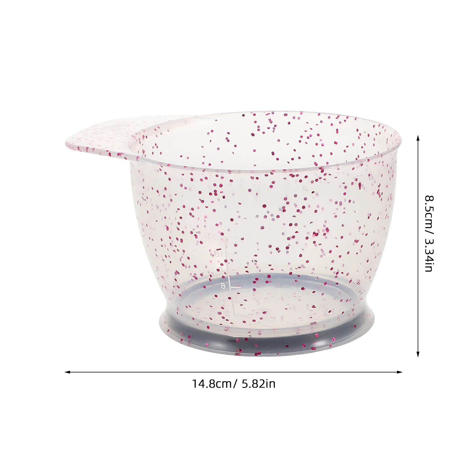 وعاء صبغ الشعر الاحترافي للصالونات، سعة كبيرة من البلاستيك، سهل التنظيف، تصميم أنيق، مريح، خلط الألوان، أوعية صبغ مريحة