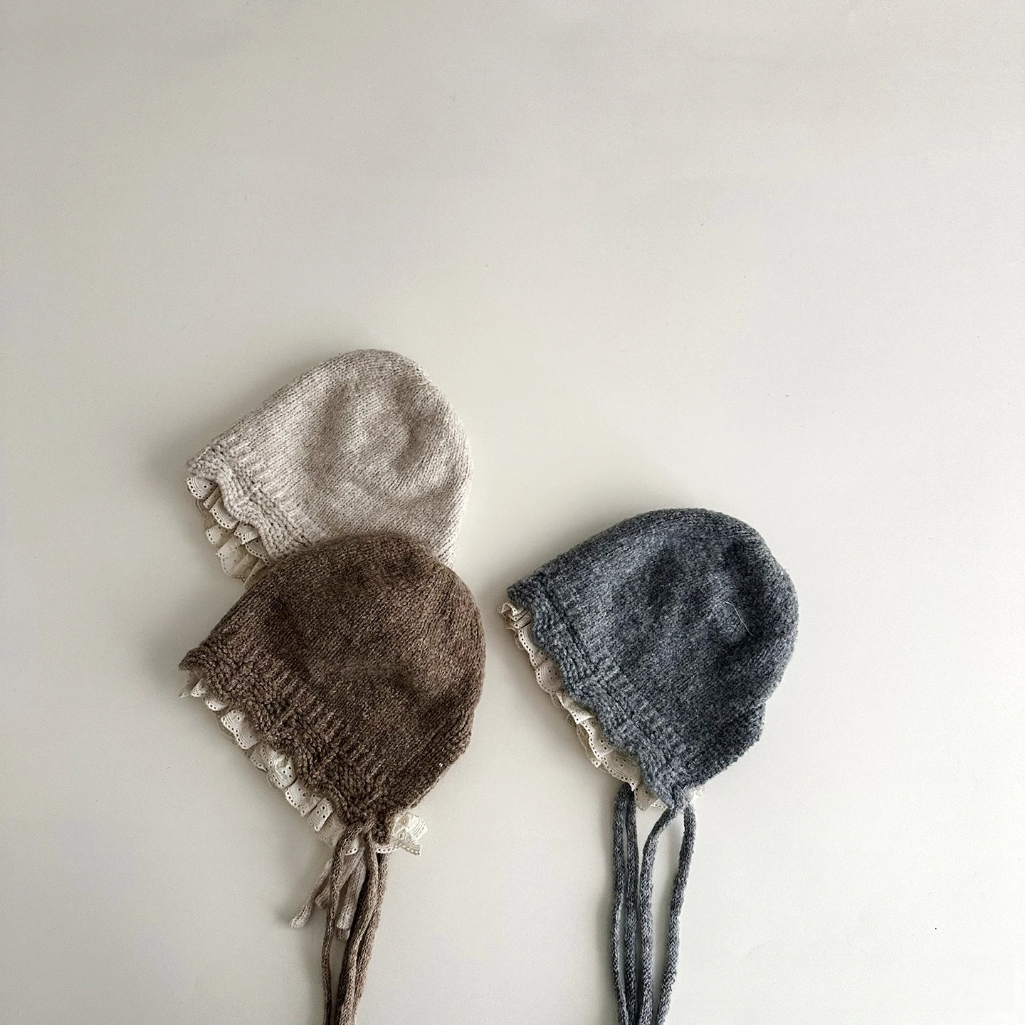 1-4 Y الشتاء محبوك إيرفلاب قبعة للطفل لطيف Pompom طفل غطاء حماية الأذن الكورية بلون الاطفال صبي فتاة قبعة بونيه #3