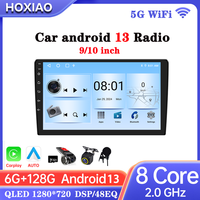 Android 13 Car Radio BT Multimedia Player GPS Carplay For Toyota Hyundai Nissan Kia Suzuki ISO Wireless Carplay AUTO DVR AHD