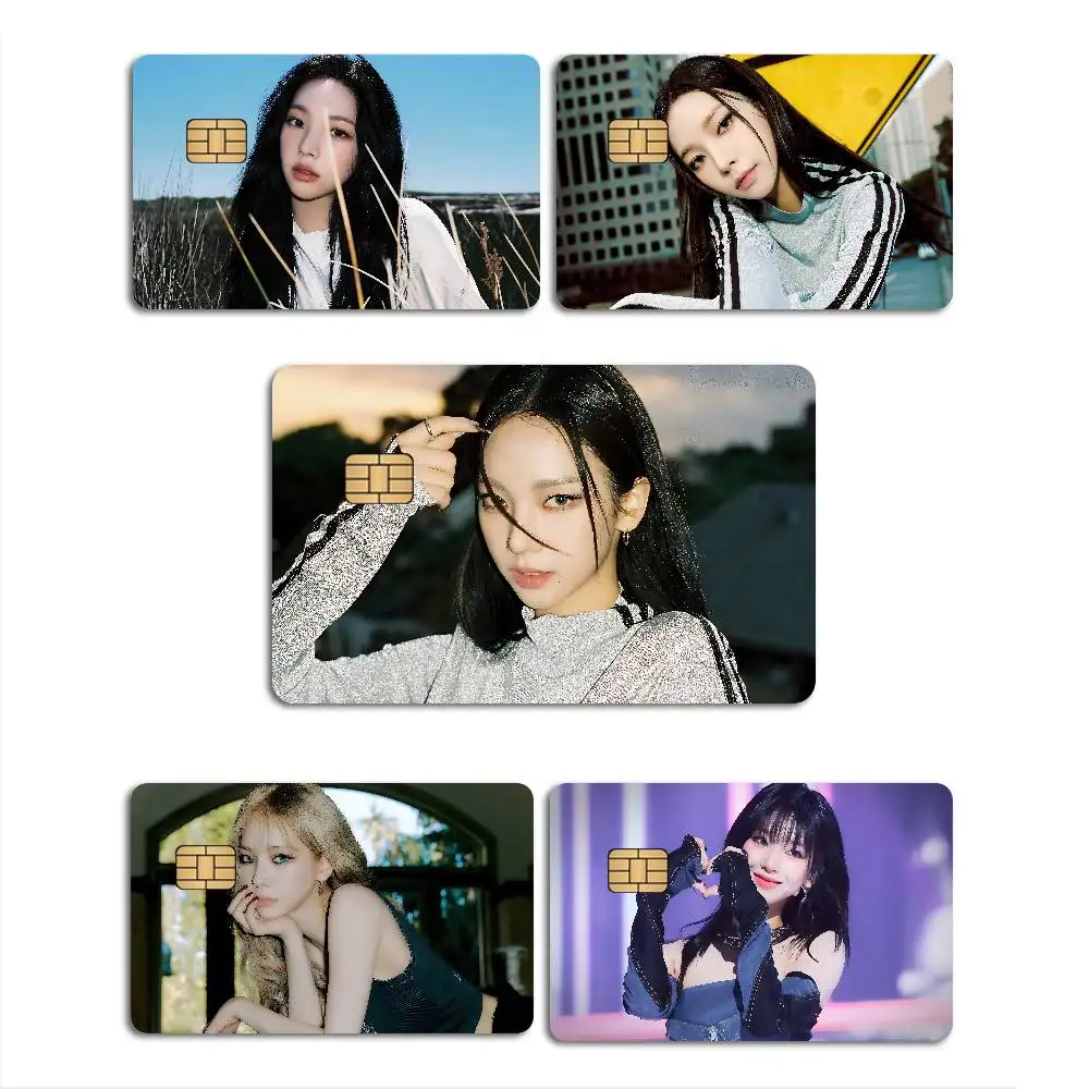 SINGER K-KARINAES Credit Card Skin Stickers No Adhesive Residue Water Proof for VISA Credit Card Subway Access Card