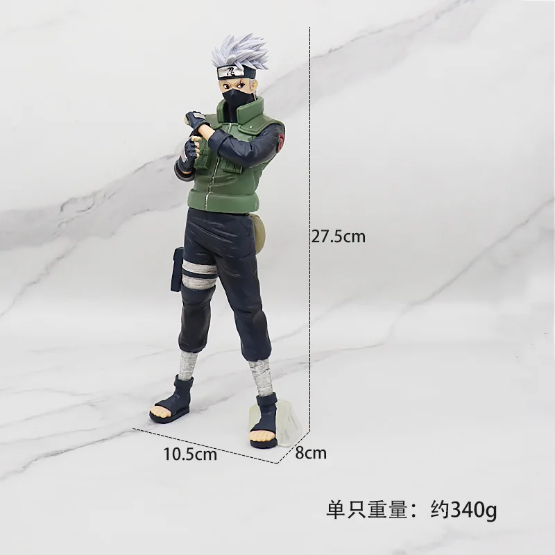 27Cm Naruto Anime Figuren Hatake Kakashi Uchiha Sasuk Naruto Actiefiguur Pvc Model Speelgoed Ornamenten Geschenken