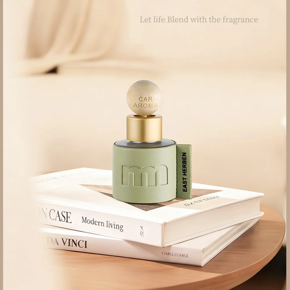 1Pc 50ml Portable Car Aromatherapy Essential Oil, 8 Scents Reed Diffuser Oils, Long-lasting Home/Office Fragrance, Air Freshener