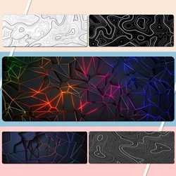 Keyboard Mouse Pad Desk Mat, 3D Gaming Mouse Pad for Living Room and Bedroom, Gamers Gift Mouse Pad with Non-Slip Rubber Base
